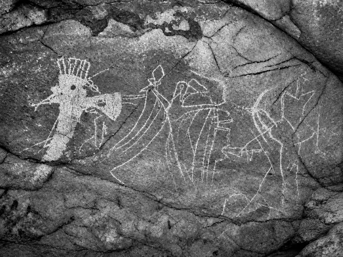 cave petroglyphs-photo by Debra Silverman